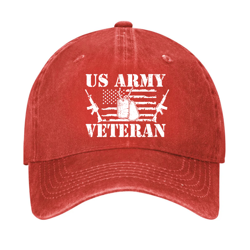 US Army Veteran, American Flag Hat