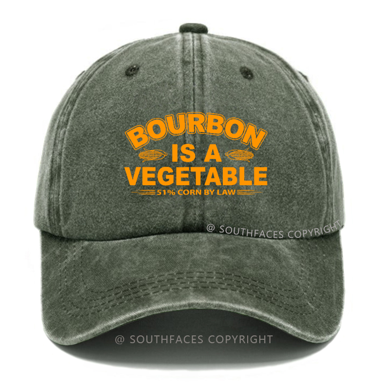 Bourbon Is A Vegetable 51% Corn By Law Hat