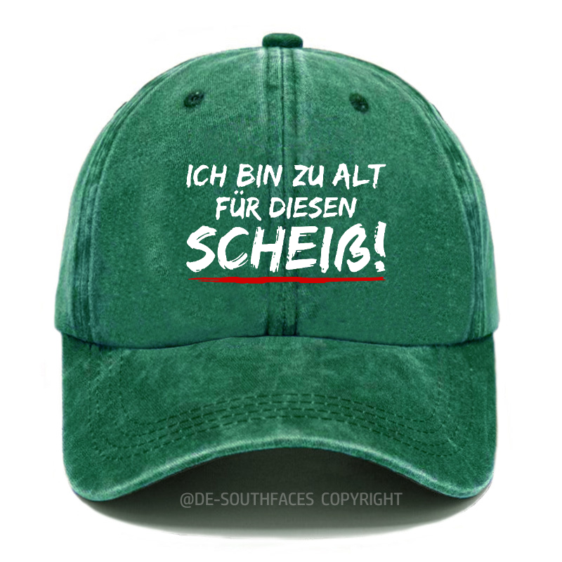 Ich Bin Zu Alt Für Diesen Scheiß Baseball Cap