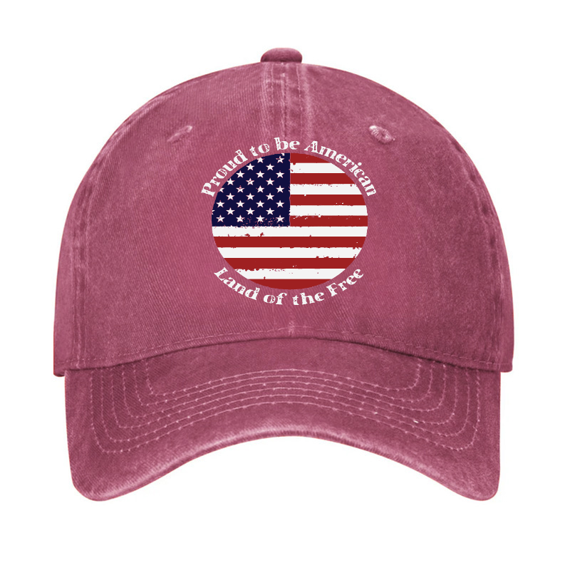 Men's Proud To Be American Land Of The Free Hat