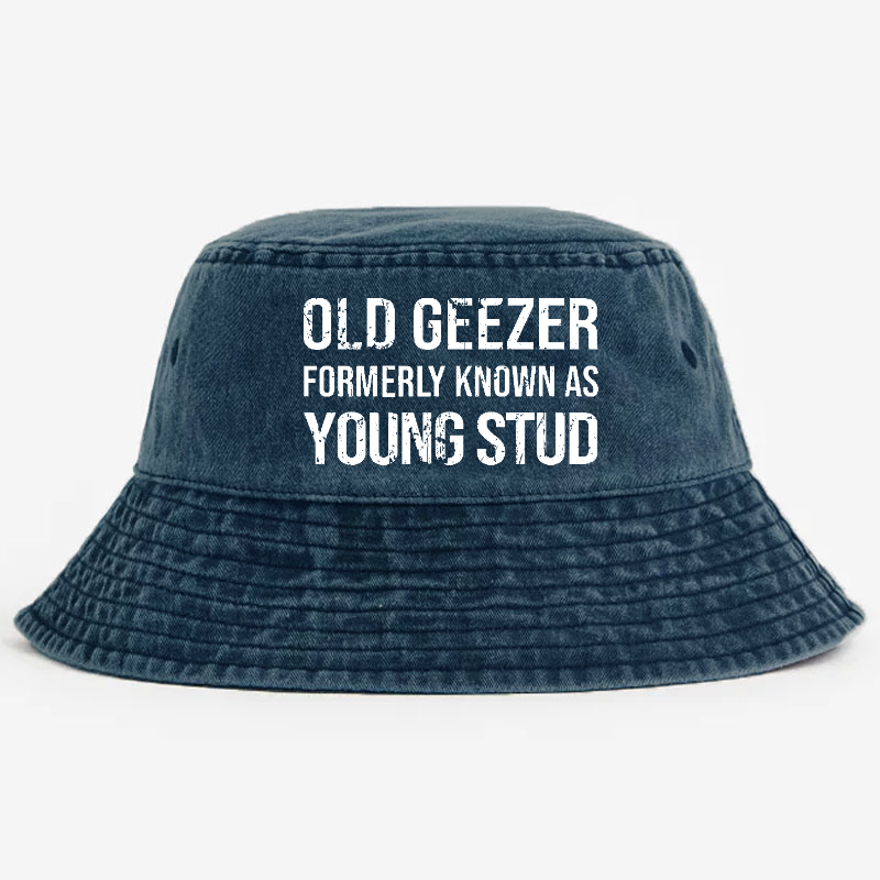 Old Geezer Formerly Known As Young Stud Bucket Hat