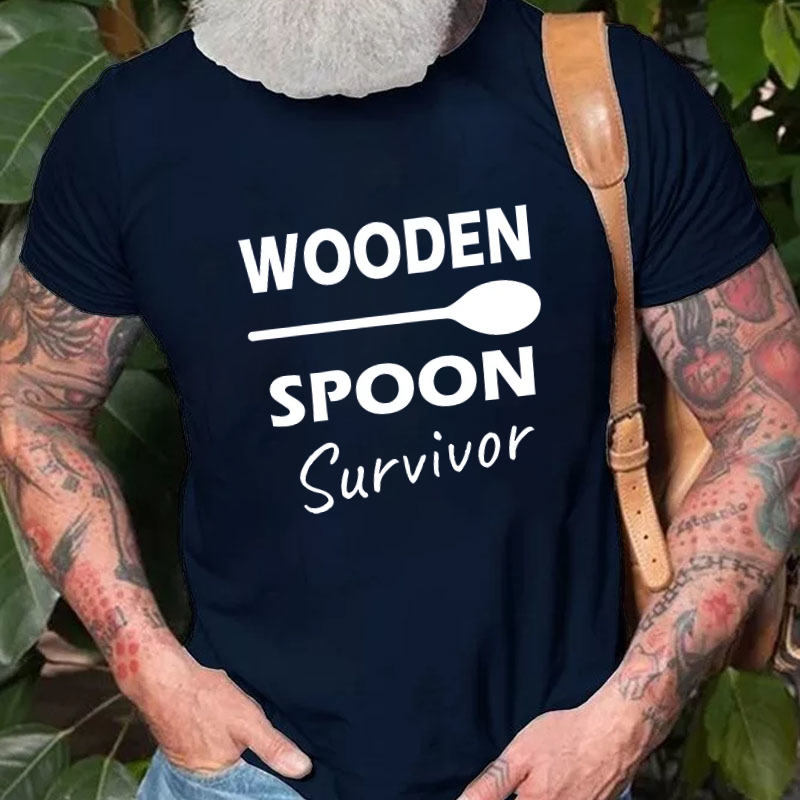 Wooden Spoon Survivor Men's T-Shirt
