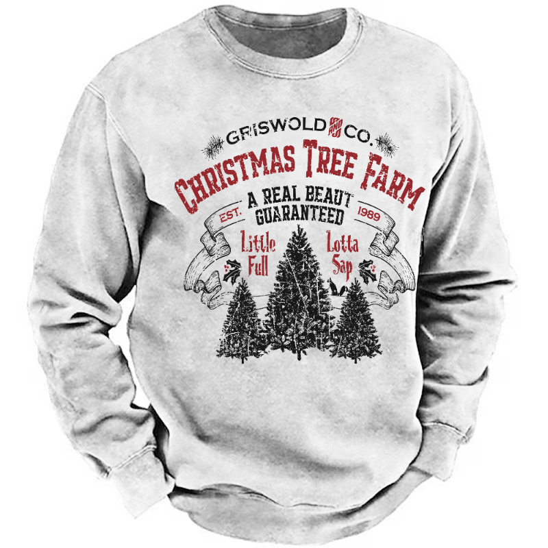 Griswold Co. Christmas Tree Farm A Real Beaut Guaranteed Est. 1989 Funny Sweatshirt