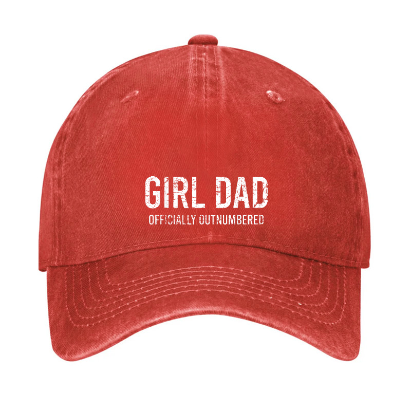 Girl Dad Officially Outnumbered Funny Hat