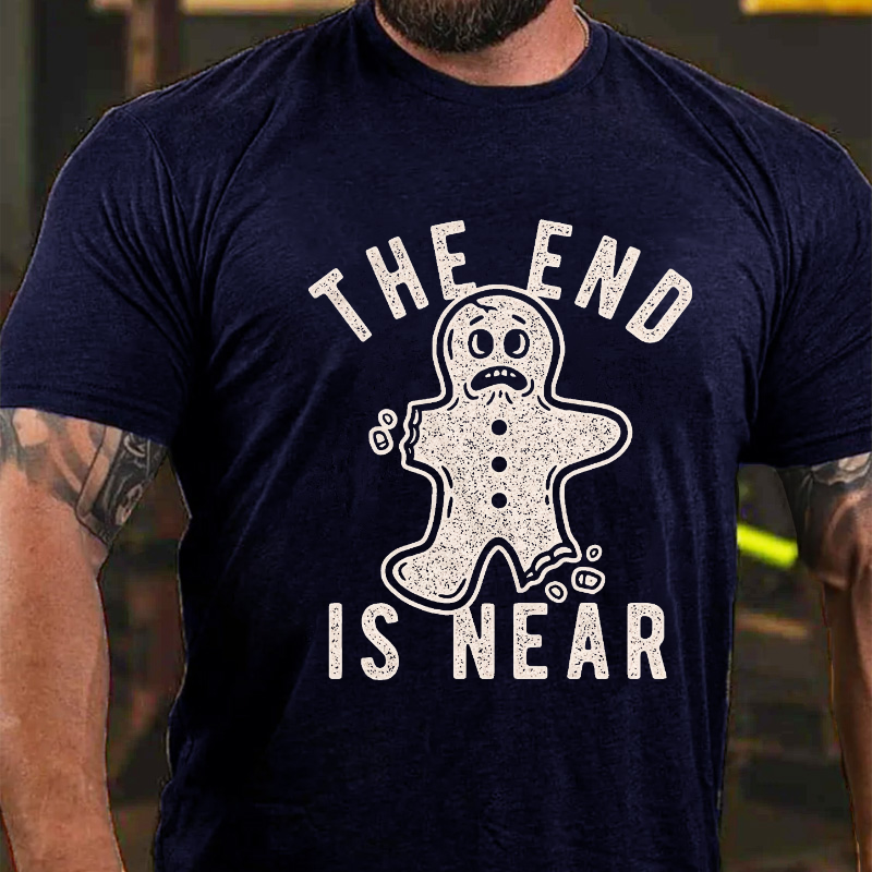 The End is Near Funny Christmas Gingerbread Cookie T-shirt