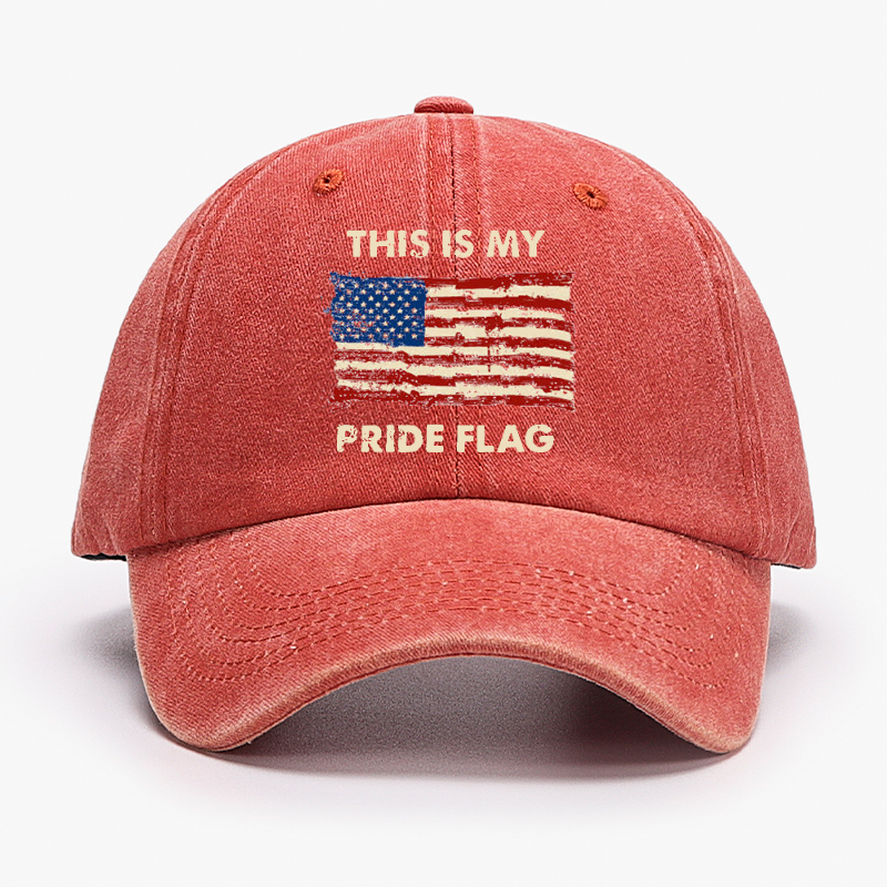 This Is My Pride Flag USA Flag Print Hat