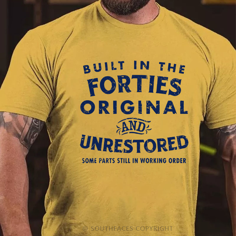 Built In The Forties Original And Unrestored Some Parts Still In Working Order T-shirt