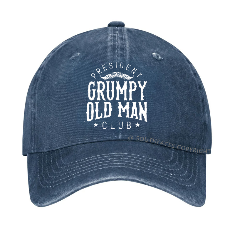 PRESIDENT GRUMPY OLD MAN CLUB Hat