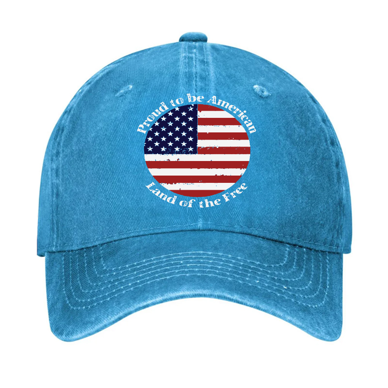Men's Proud To Be American Land Of The Free Hat