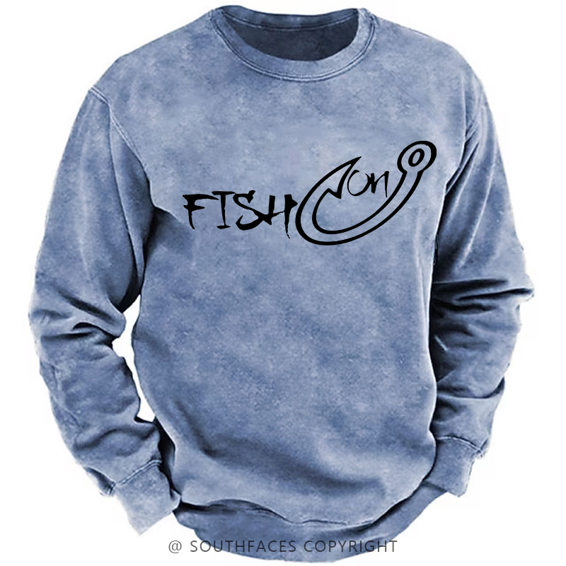 Fish On Funny Fishing Sweatshirt