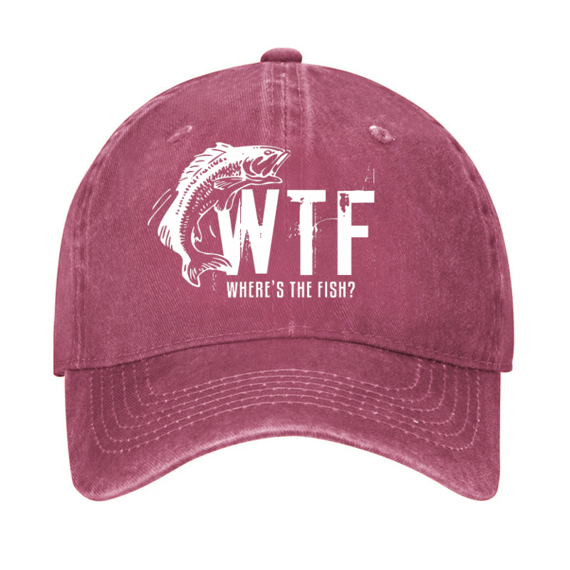 WTF Wheres The Fish Funny Hat