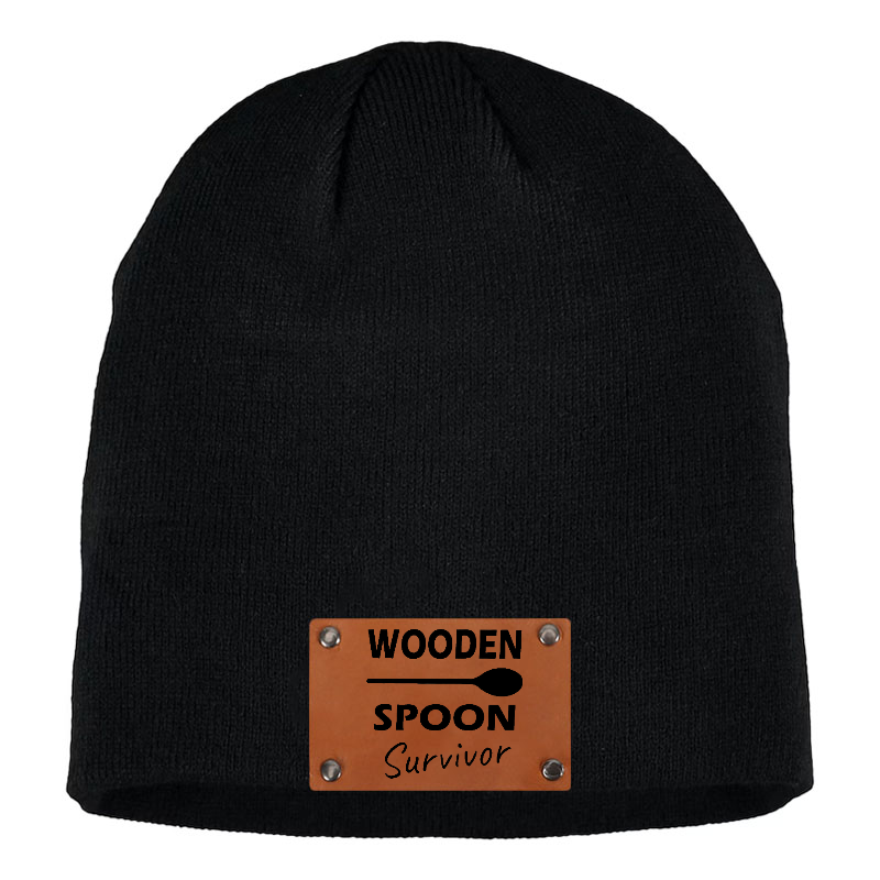 Wooden Spoon Survivor Funny Gift Beanie
