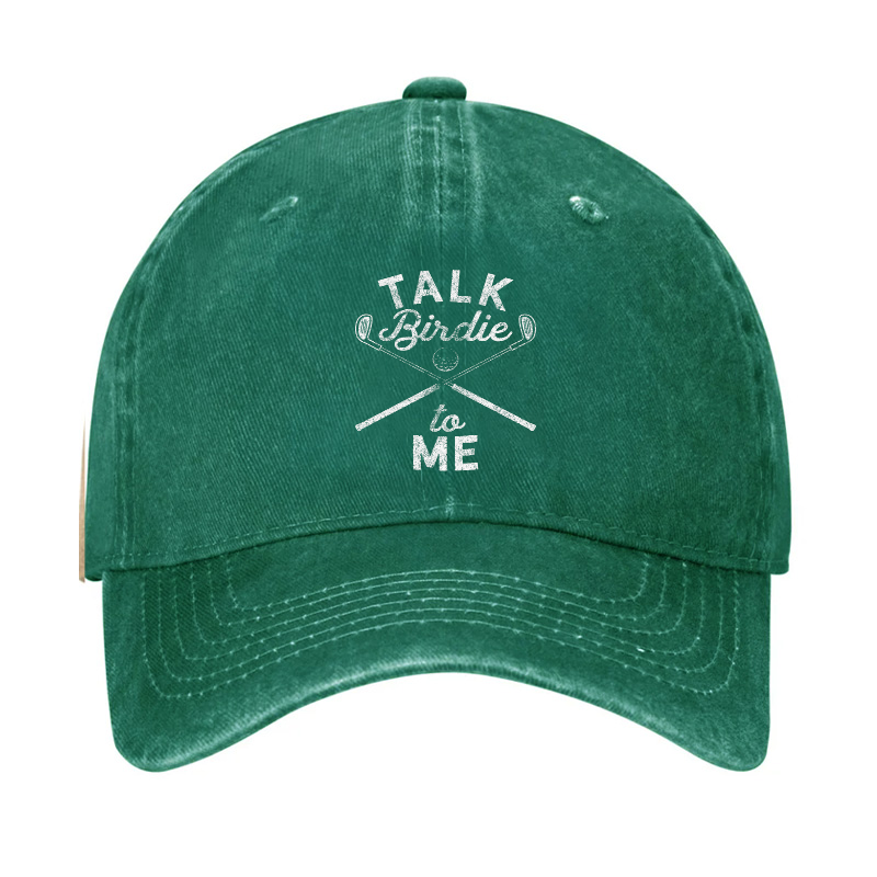 Talk Birdie to Me Funny Golf Hat