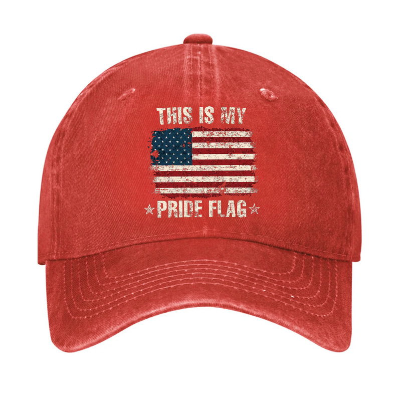 This Is My Pride Flag Print Baseball Hat