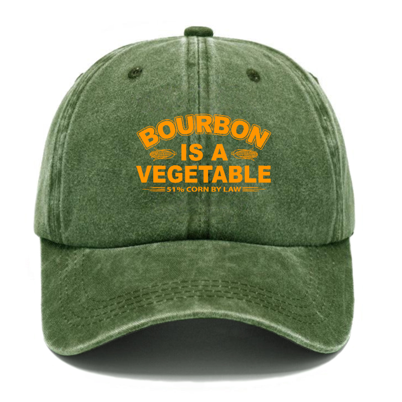 Bourbon Is A Vegetable 51% Corn By Law Hat
