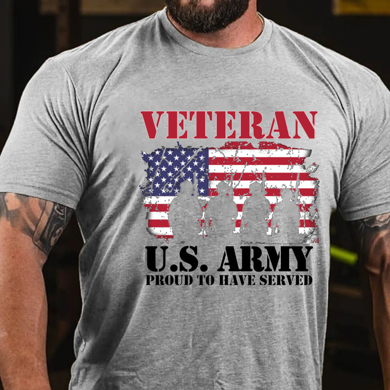 Veteran U.S. Army Proud To Have Served T-shirt