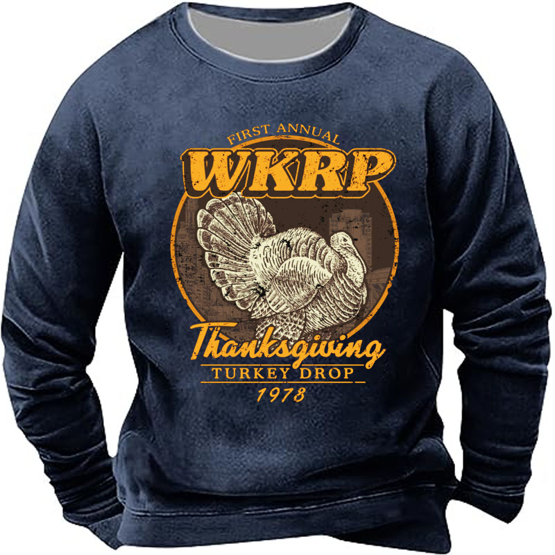 First Annual Wkrp Thanksgiving Turkey Drop 1978 Sweatshirt