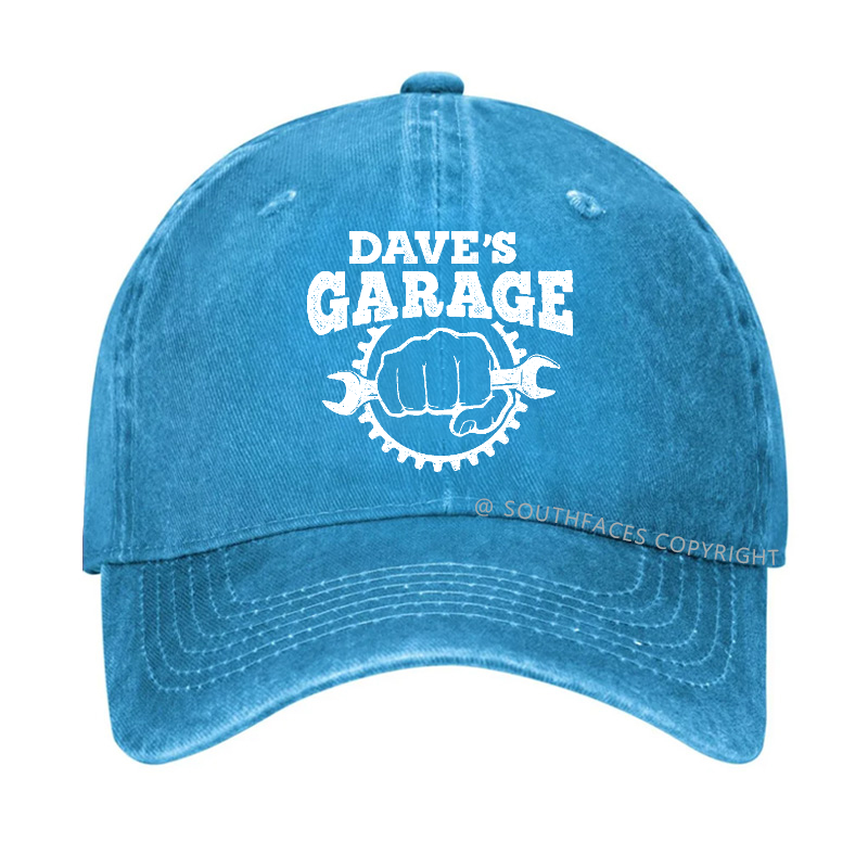 Dave's Garage Funny Custom Baseball Hat