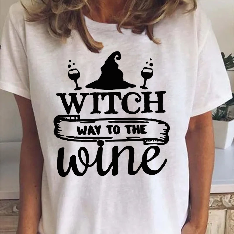 Witch Way To The Wine T-shirt
