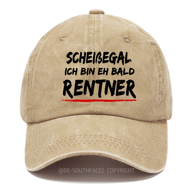 Scheiβegal Ich Bin Eh Bald Rentner Baseball Cap