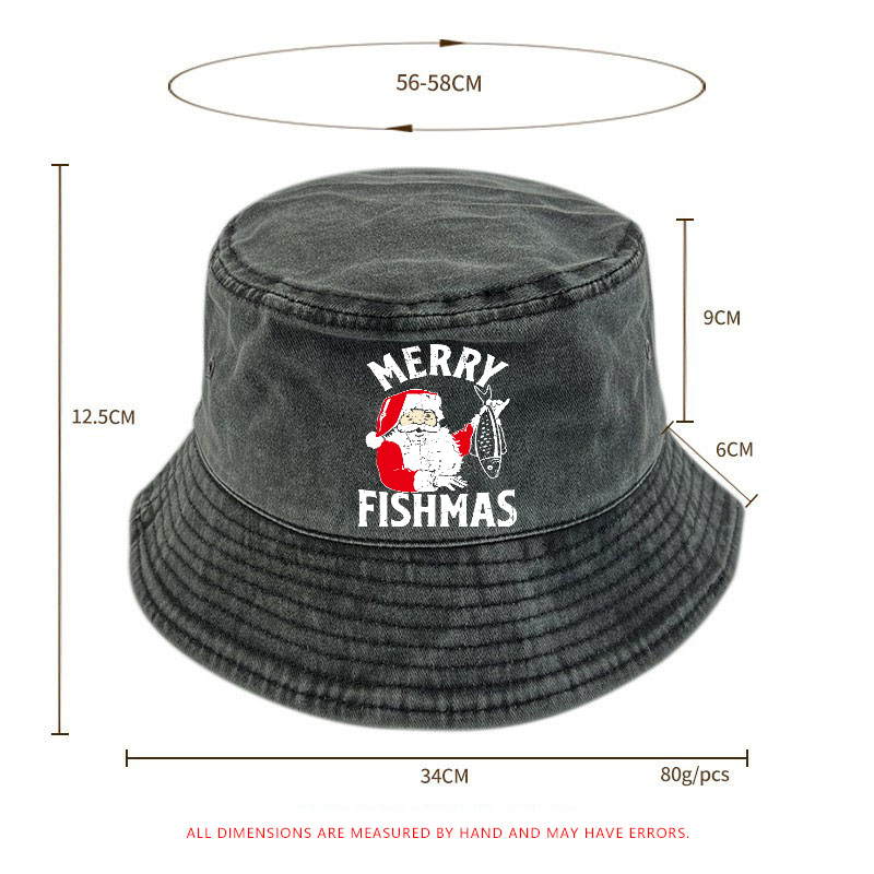 Merry Fishmas, Christmas Bucket Hat