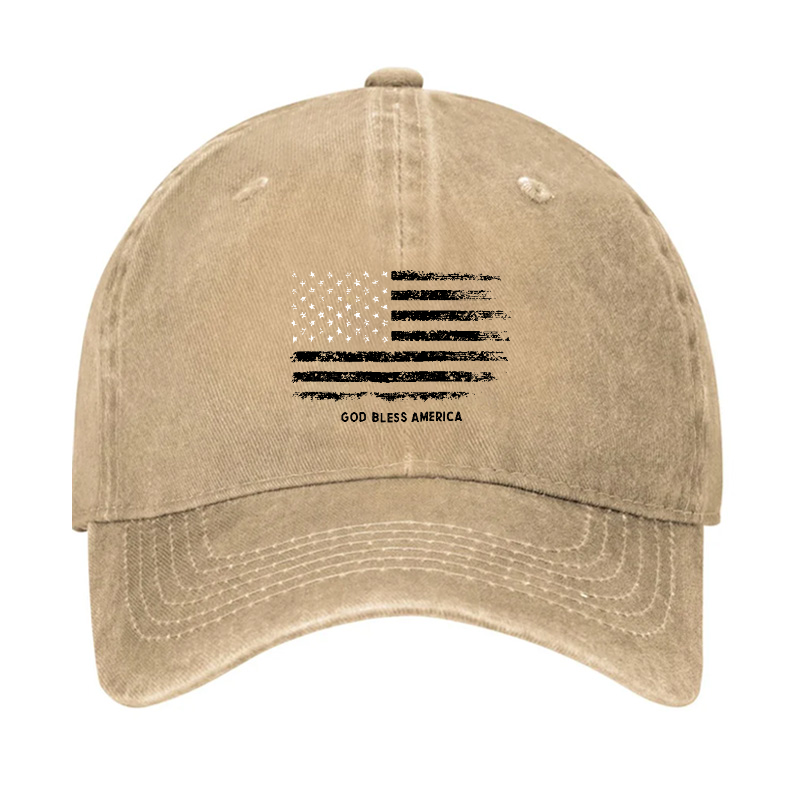 USA Flag God Bless America Hat