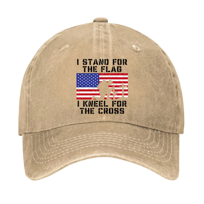 I Stand For The Flag I Kneel For The Cross Hat