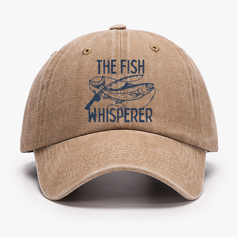 The Fish Whisperer Funny Fishing Hat