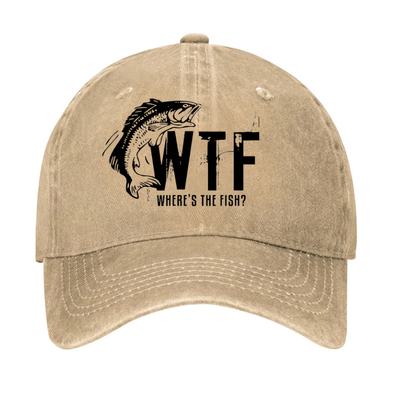WTF Wheres The Fish Funny Hat