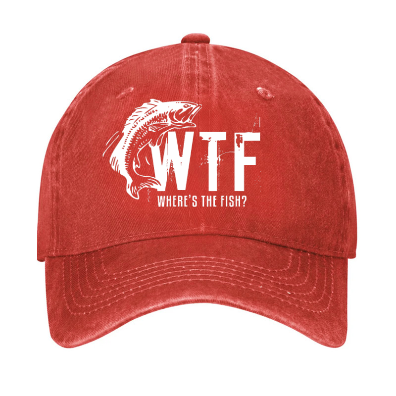 WTF Wheres The Fish Funny Hat