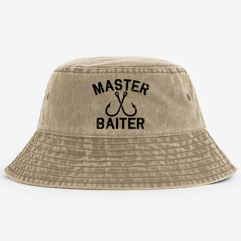 Master Baiter Funny Fishing Bucket Hat