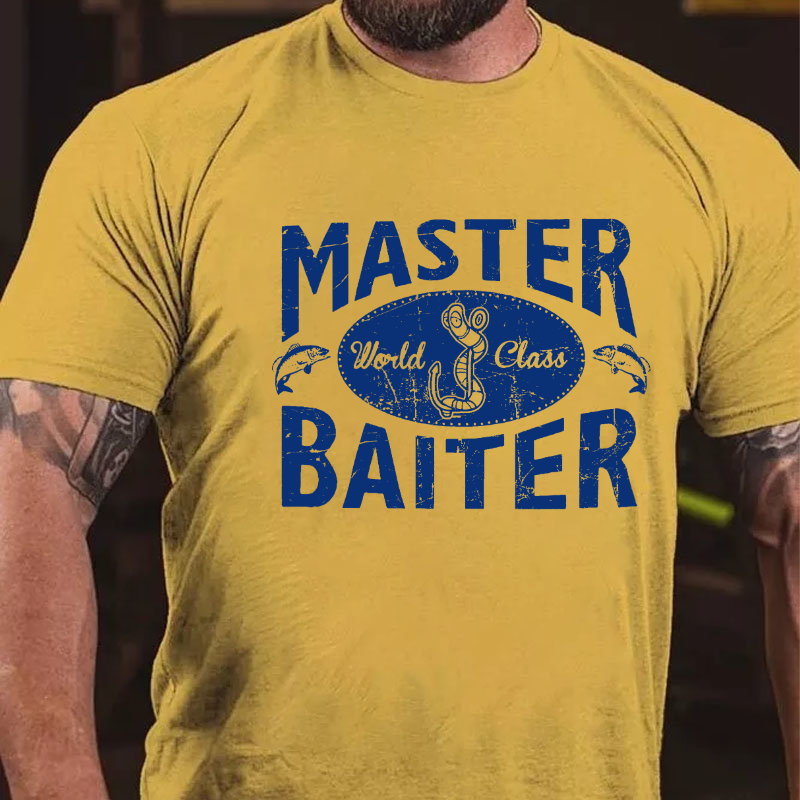 Master Baiter Funny Fishing T-shirt
