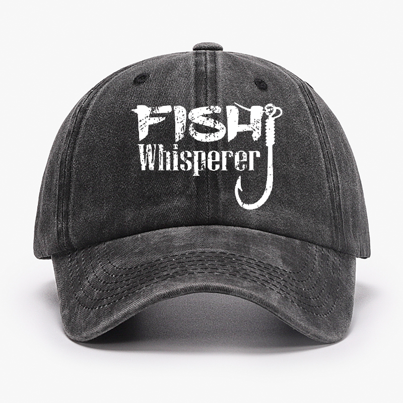 Fish Whisperer Funny Fishing Hat