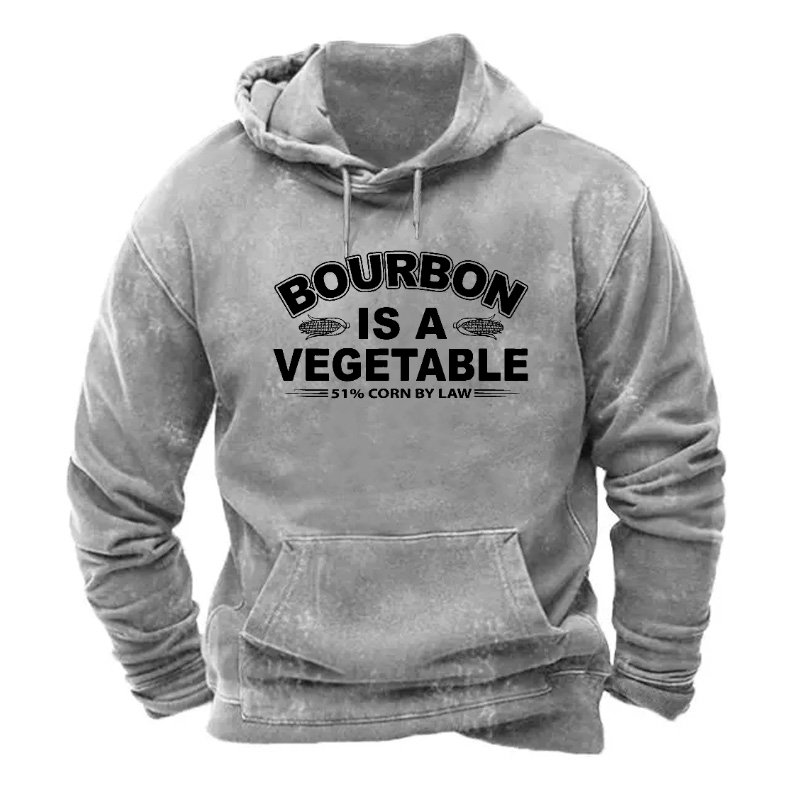 Bourbon Is A Vegetable 51% Corn By Law Hoodie