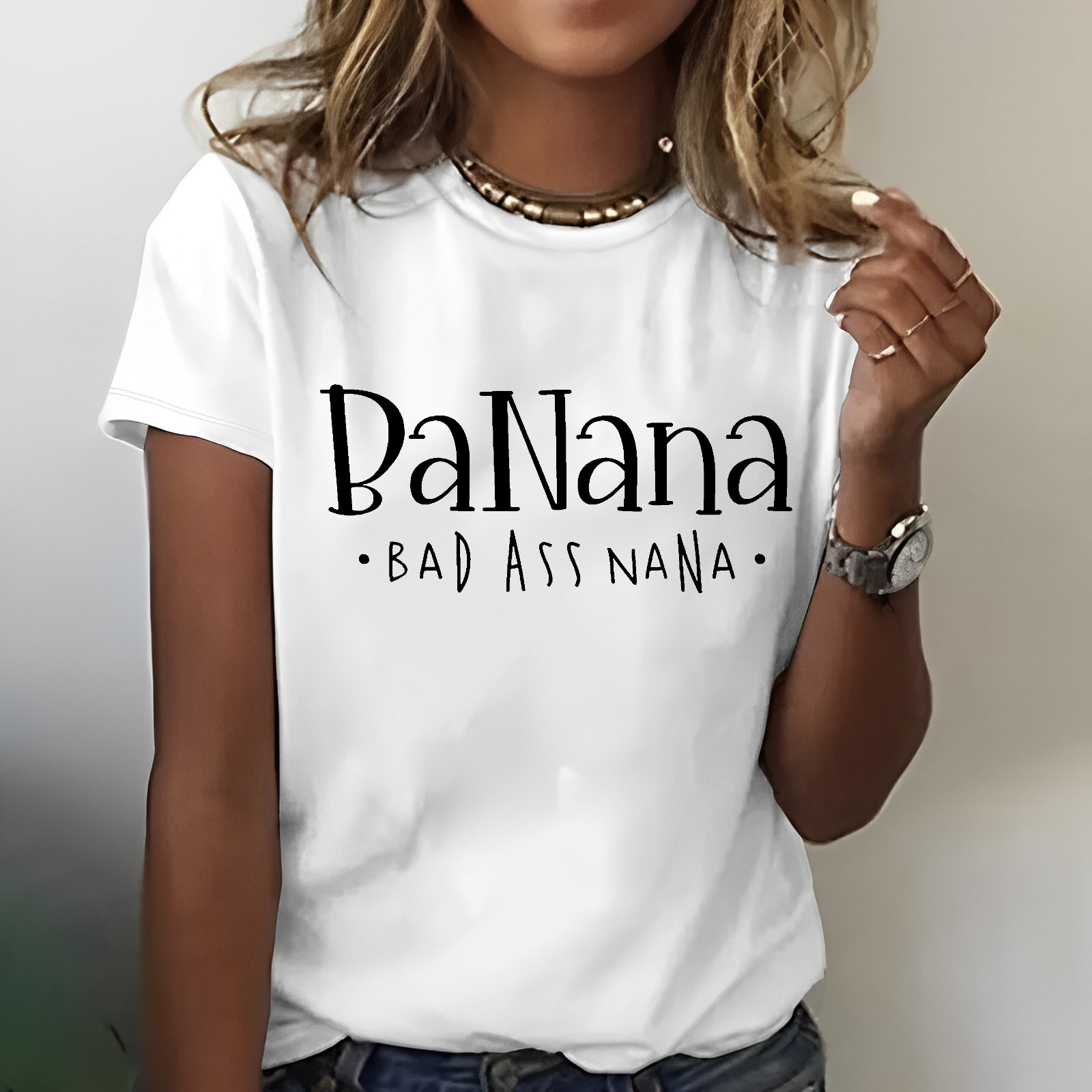 BANANA Bad Ass Nana Funny Grandma Gift T-shirt
