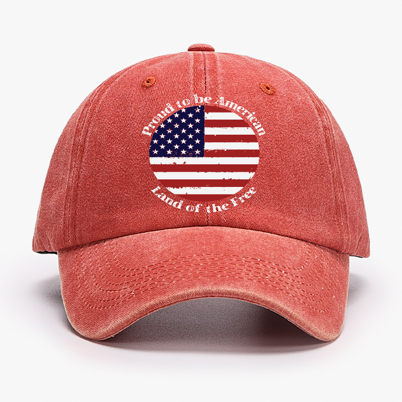Men's Proud To Be American Land Of The Free Hat
