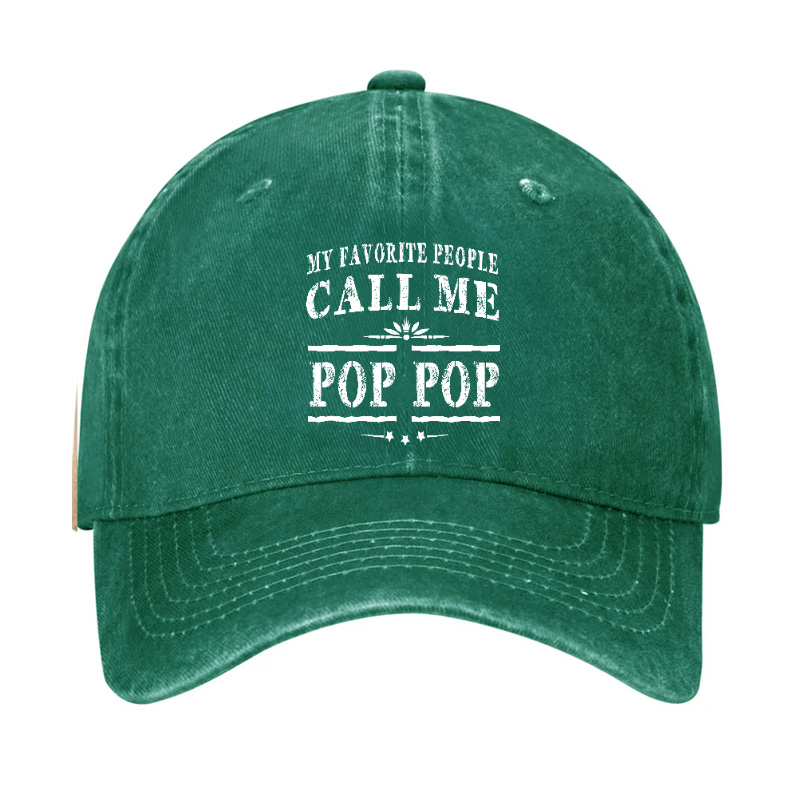 Pop Pop Gifts Grandpa Fathers Day Hat