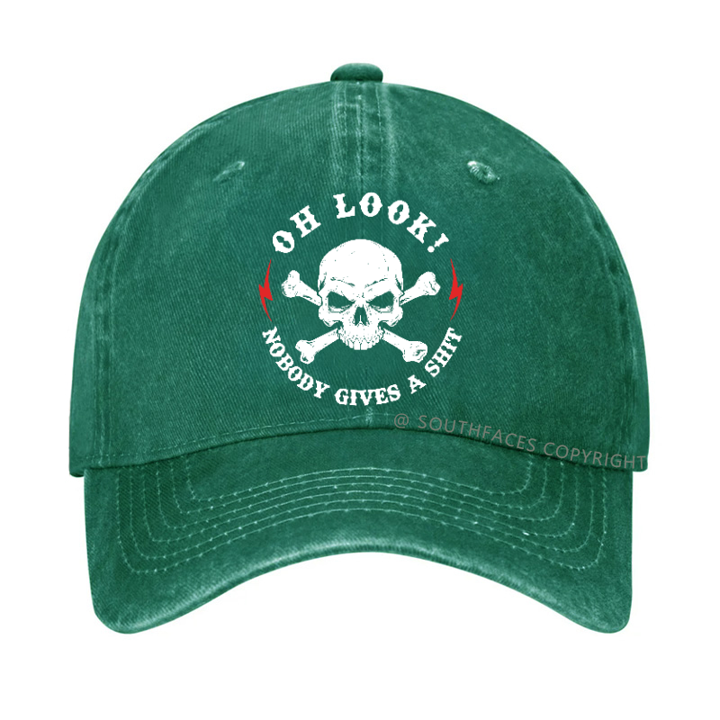 Personalized "Oh Look Nobody Gives A Shit" Hat