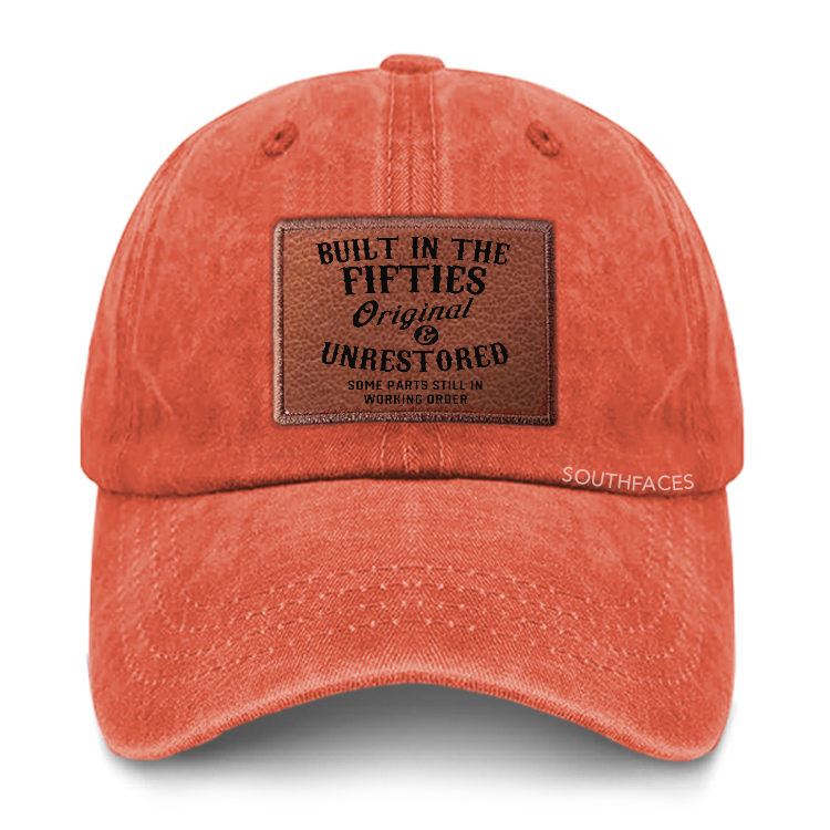 Built In The Fifties Original Origin Unrestored Some Parts Still In Working Order Leather Patch Cap