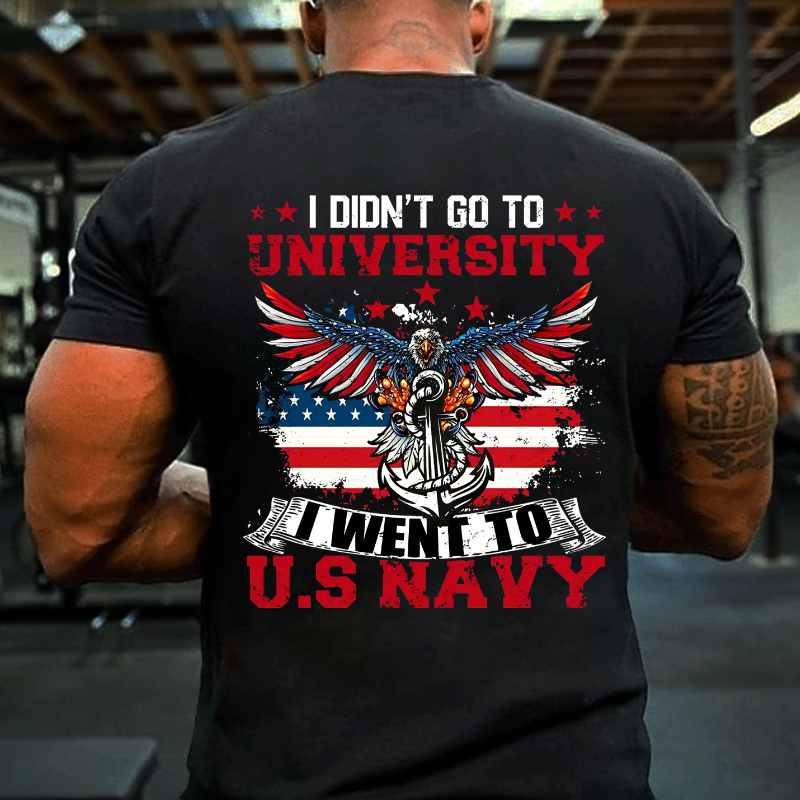 I Didn't Go To University I Went To U.S Rayy T-shirt