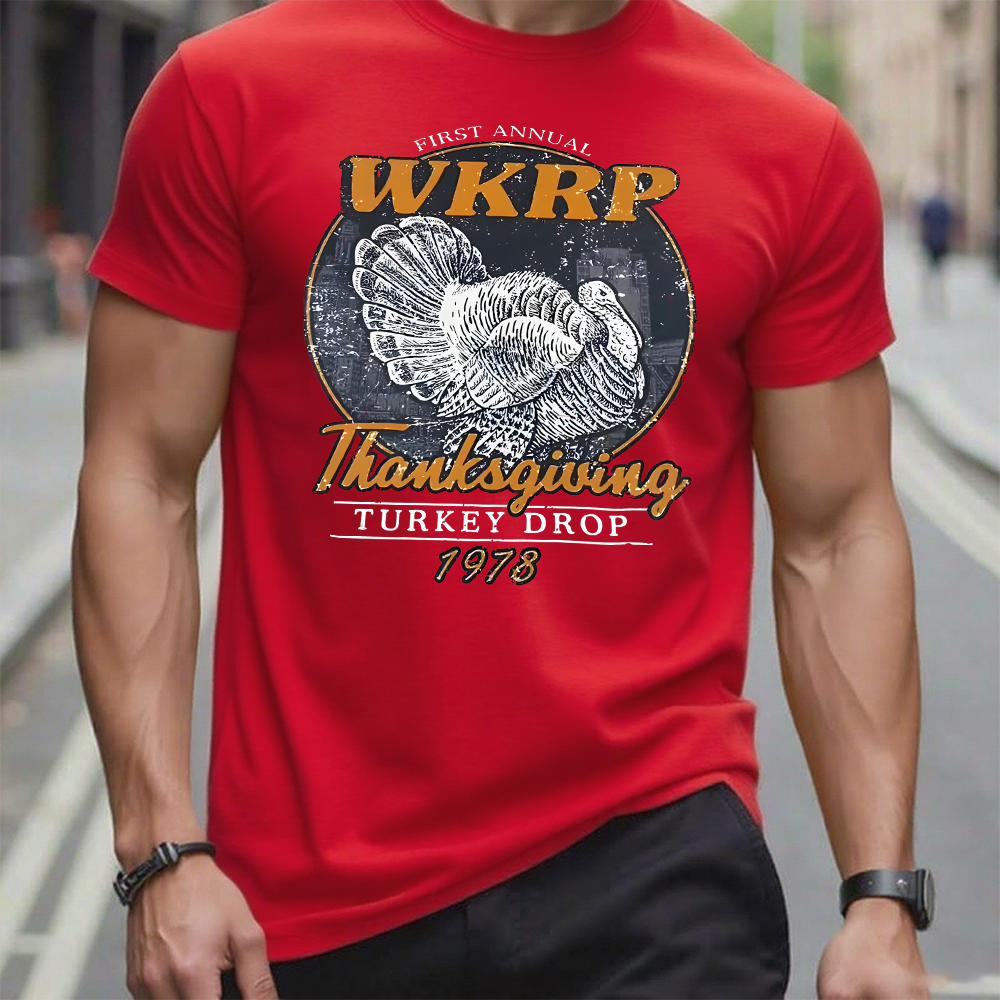 First Annual Wkrp Thanksgiving Turkey Drop T-Shirt