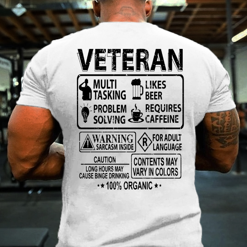 Veteran Component Long Hours May Cause Binge Drinking T-shirt