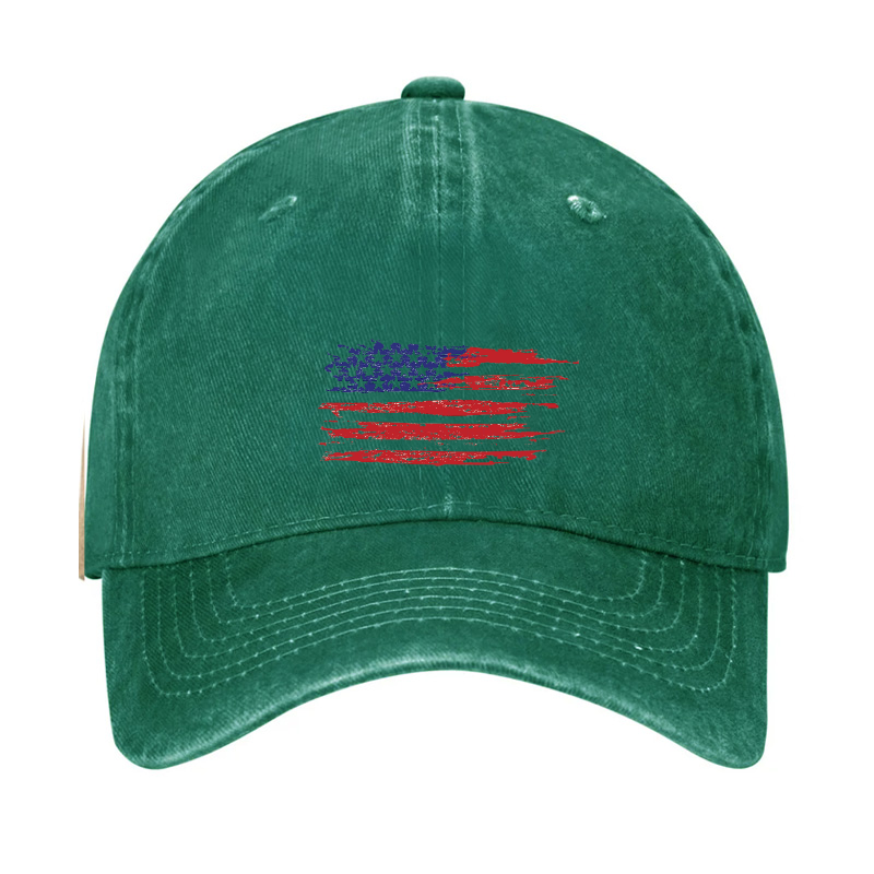 Colorful Flag Print Hat