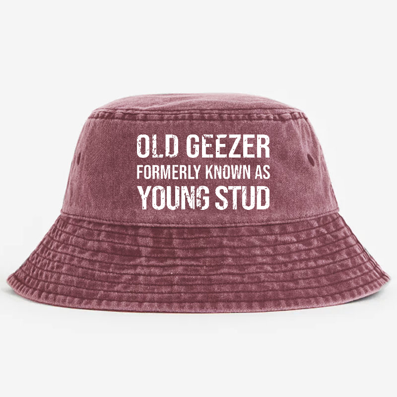 Old Geezer Formerly Known As Young Stud Bucket Hat
