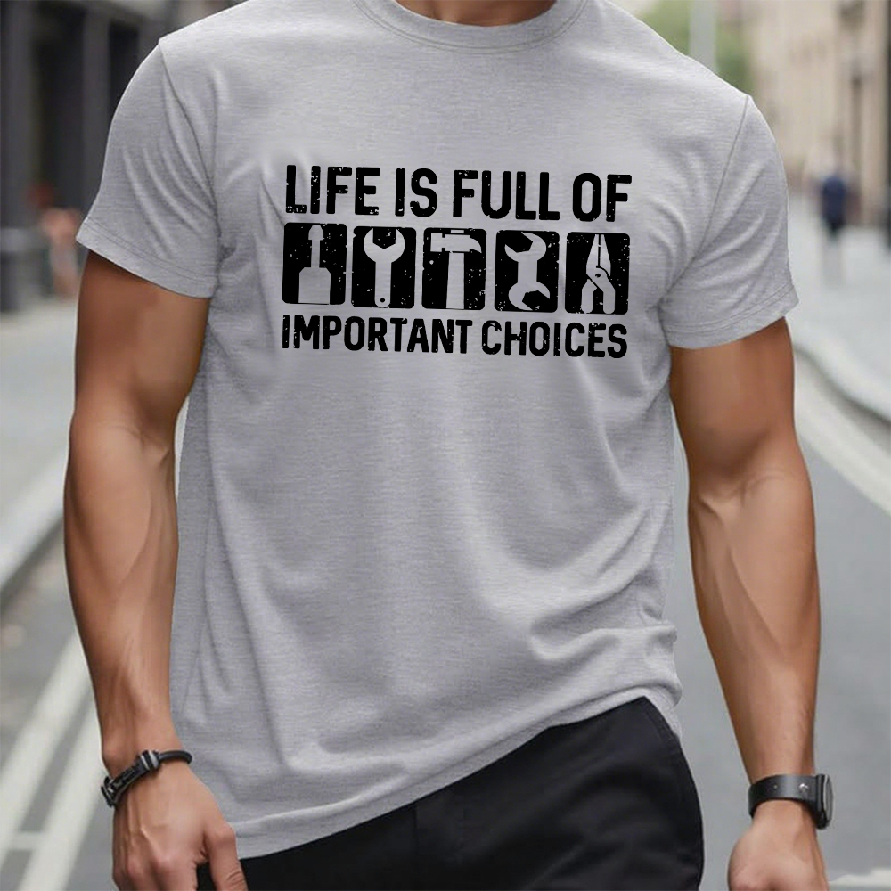 Life Is Full Of Important Choice Repair Tool Elements T-shirt