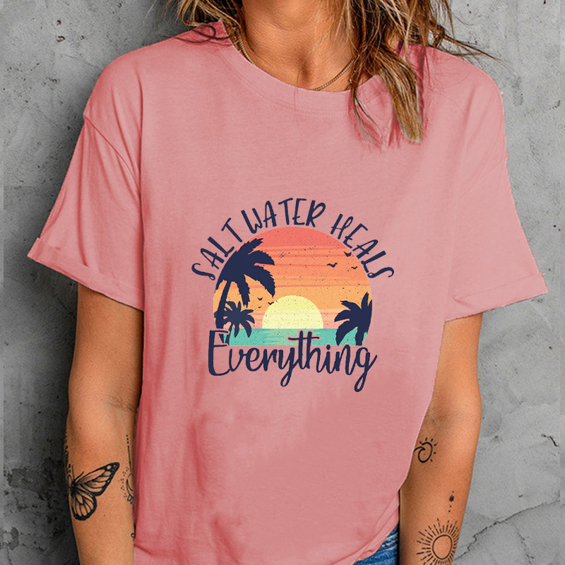 Salt Water Heals Everything T-shirt