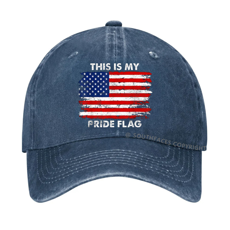 This Is My Pride Flag USA Flag Print Hat