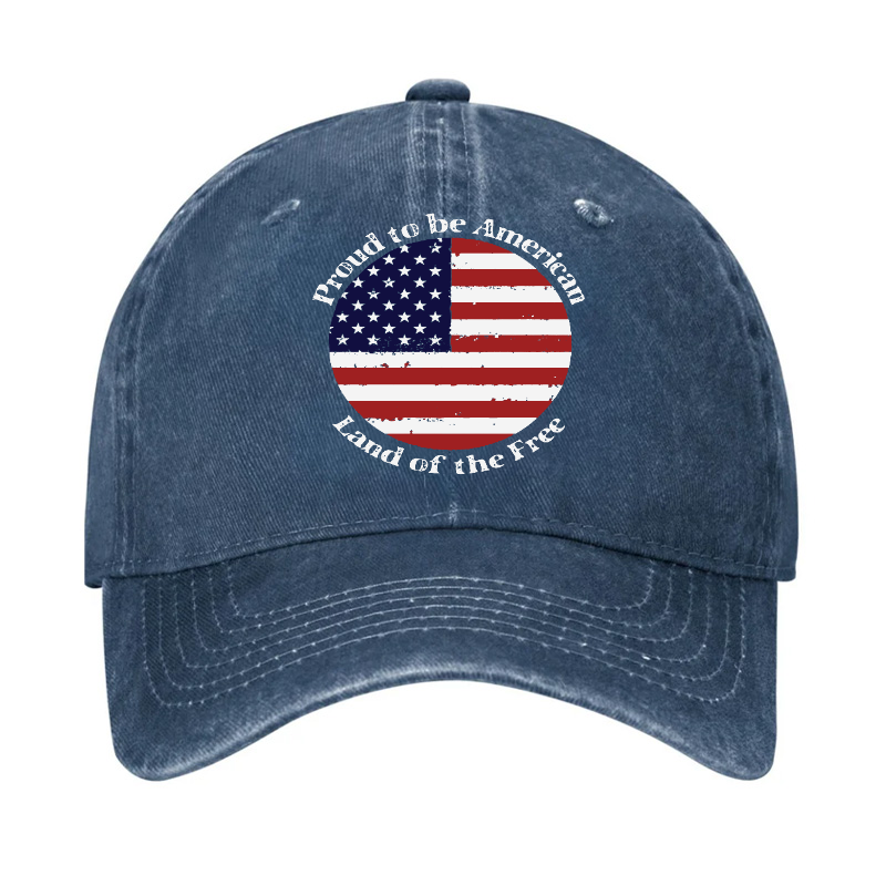 Men's Proud To Be American Land Of The Free Hat
