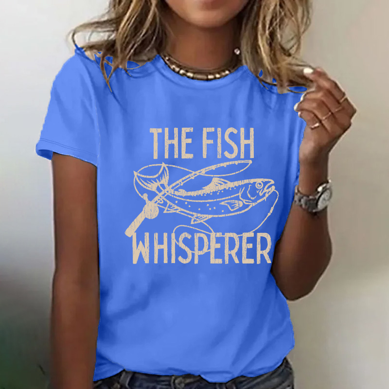 The Fish Whisperer Funny Fishing T-shirt
