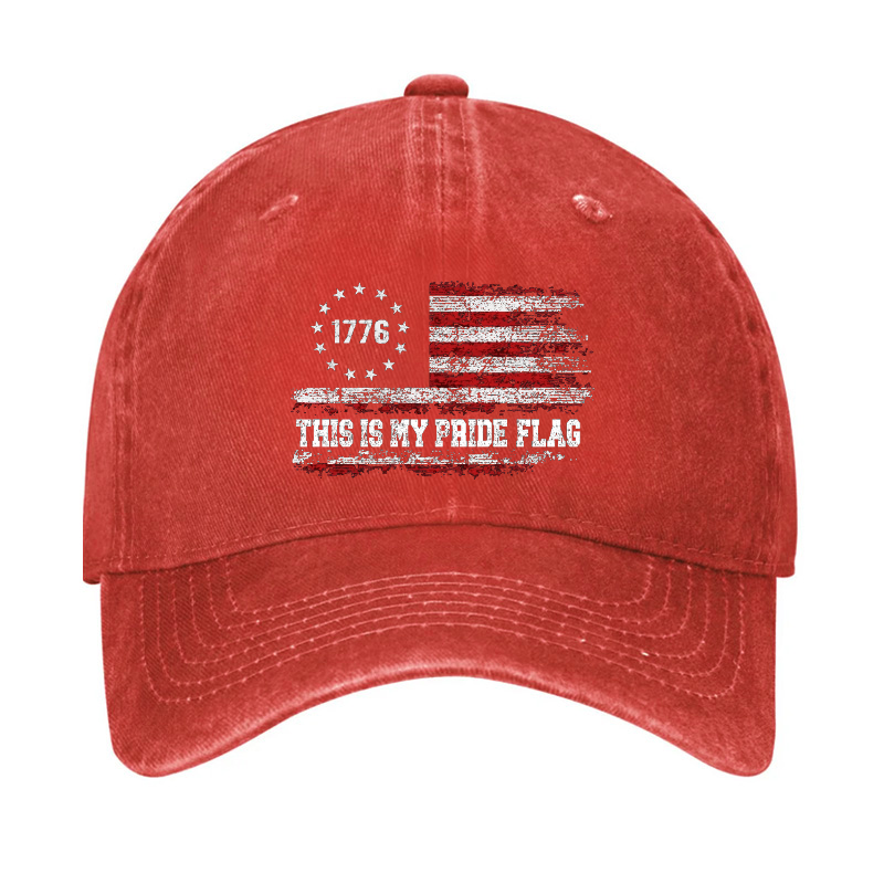This Is My Pride Flag 1776 Star Flag Print Hat
